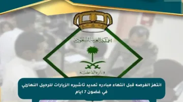 انتهز الفرصة قبل انتهاء مبادرة تمديد تأشيرة الزيارات للرحيل النهائي في غضون 7 أيام